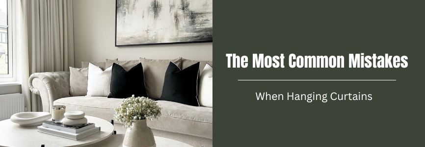 common mistakes when hanging curtains banner
