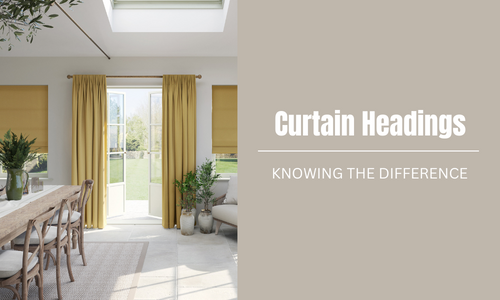 Curtain headings banner