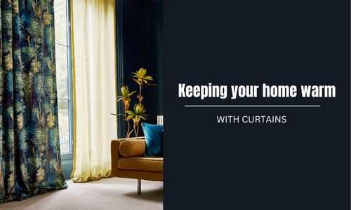 keeping your home warm with curtains banner